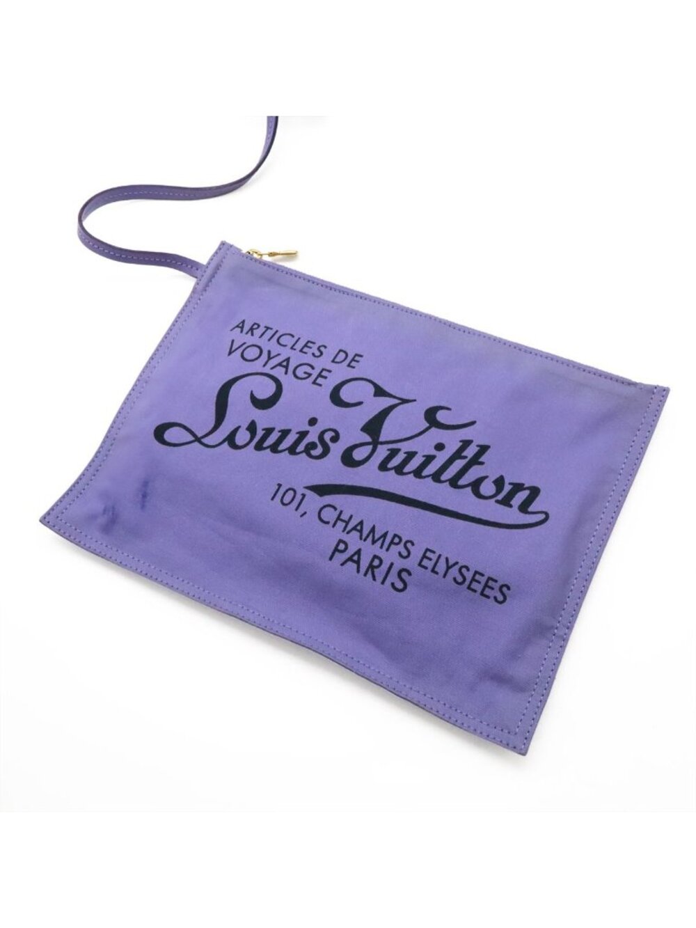 Louis Vuitton Monogram Beach Line Cabas Ipanema PM Tote Shoulder Bag Marine - Picture 9 of 9